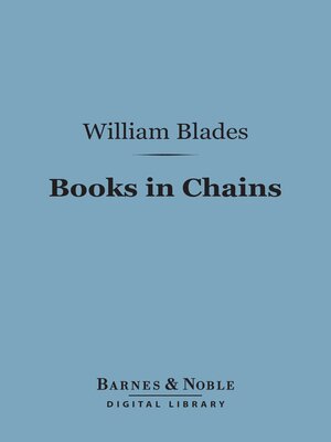 cover image of Books in Chains (Barnes & Noble Digital Library)